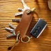 Leather Key Holder For Car Mens Keys Organizer Pocket Compact Keychain Case Cover EDC Smart Keyholder Keycase 250206_voghion.com