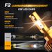 H4 H7 Headlight Gold Series F-F2 H11 9005 9006 880 881 Car Fog Light LED Bulbs Driving Running Lamps_voghion.com