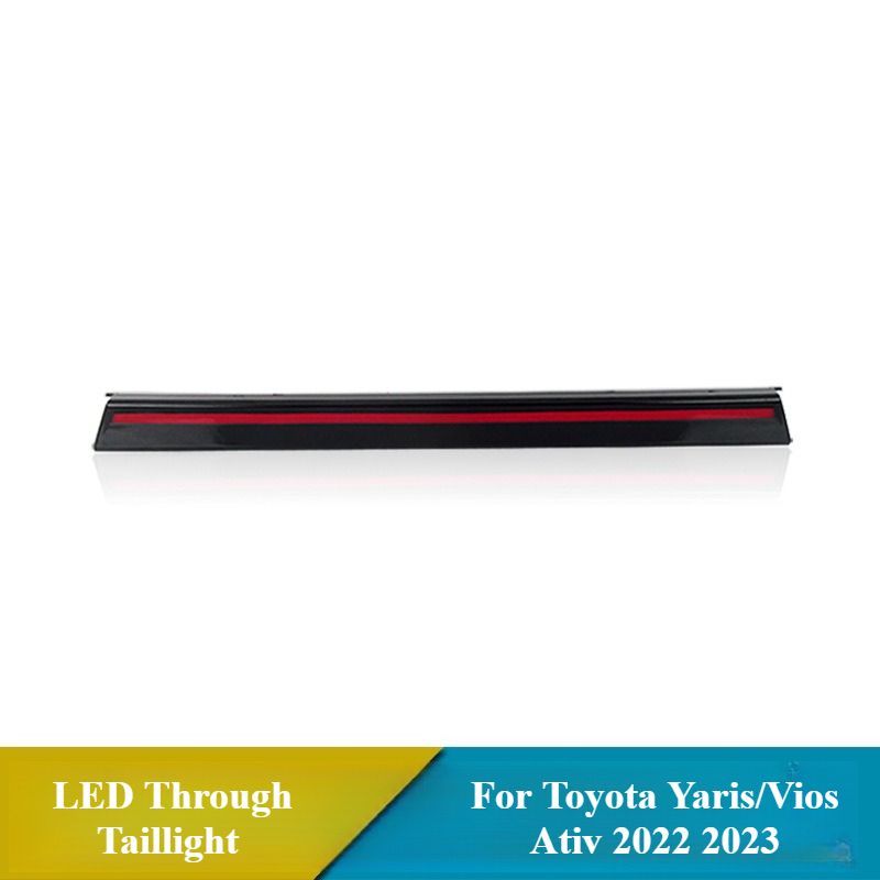 Für Toyota Yaris/Vios Ativ 2022 2023 LED Durch Rücklicht Modifikation Fahren Bremslicht DRL Dynamische Blinker 12V Tageslicht_voghion.com