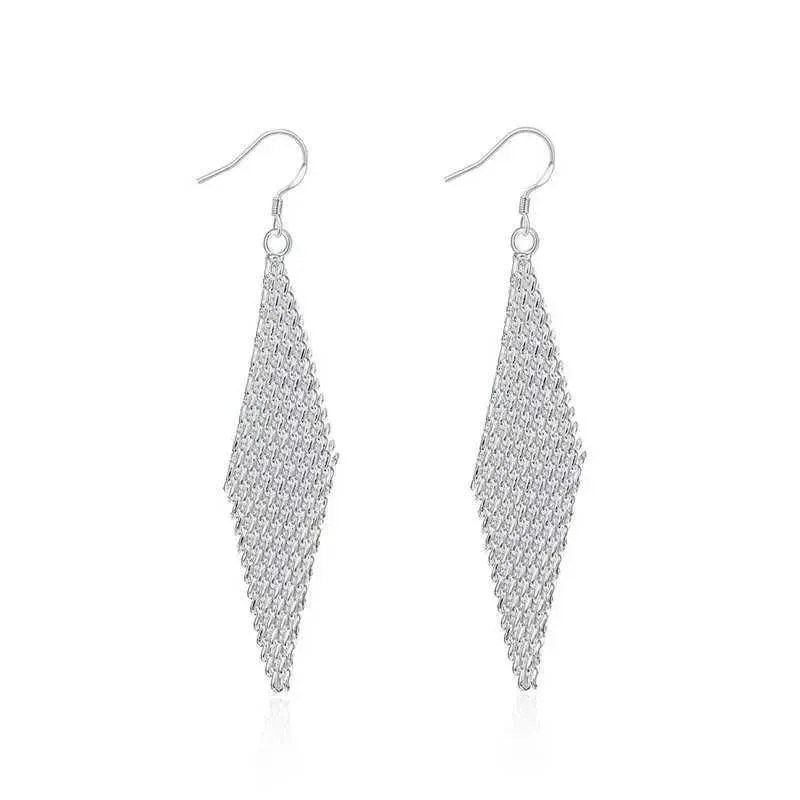 Nuovi orecchini da donna in argento sterling 925 da 75 mm con squisita nappa intrecciata, per accessori da festa, regalo di nozze e moda Y250_voghion.com