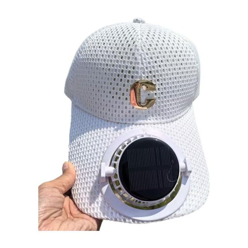 ACZT Powered Charging Fan Baseball Hat Outdoor Novelty Hiking Camping Solar Sun Cap For Men Women Adjustable_voghion.com