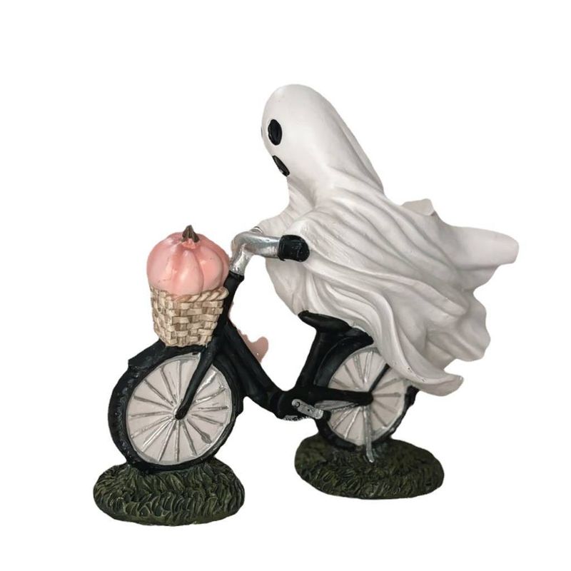 Halloween new product Ghost Bike Rider with Pink Pumpkin_voghion.com