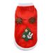 Pet Christmas Tree Santa Claus Reindeer Flannel Clothes_voghion.com