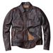 Herrenbekleidung Retro Distressed Top Layer Vintage Distressed Echtleder Motorradjacke für Herren - Frack-Stil, Rotbraun, Größen S-6XL_voghion.com