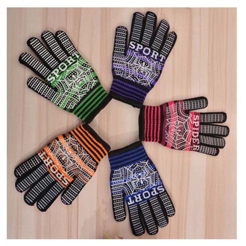 Wanderbekleidung Wintermode Fünf Finger Warme Strickhandschuhe Fehlende Wolle Rutschfester Kleber Außenhandel Arbeitsschutz_voghion.com