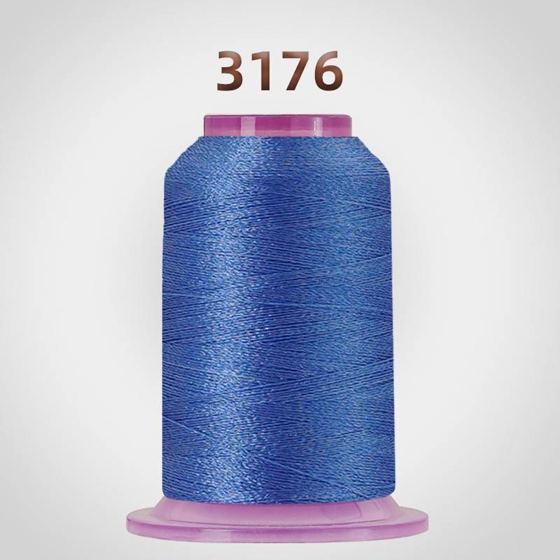 Hilo de bordar de poliéster multicolor de 120D/2, 550 yardas, carrete pequeño para muchos tipos de máquinas de bordar_voghion.com