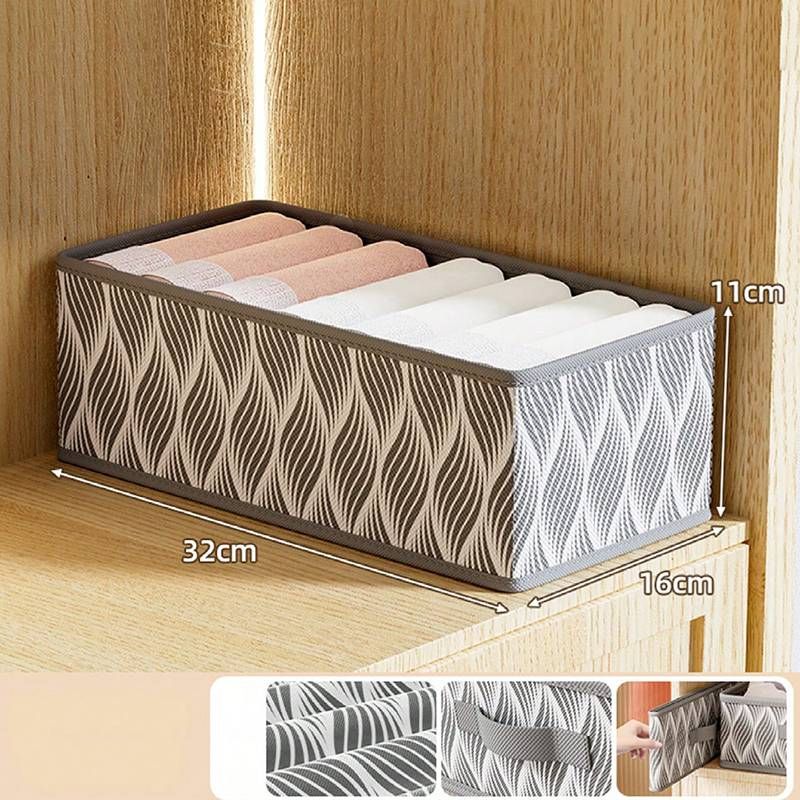 Cabinet Drawer Organizer Underwear Socks Clothing Storage Box Wardrobe Organizer Clothes Pants Bra Socks Storage Organizers_voghion.com