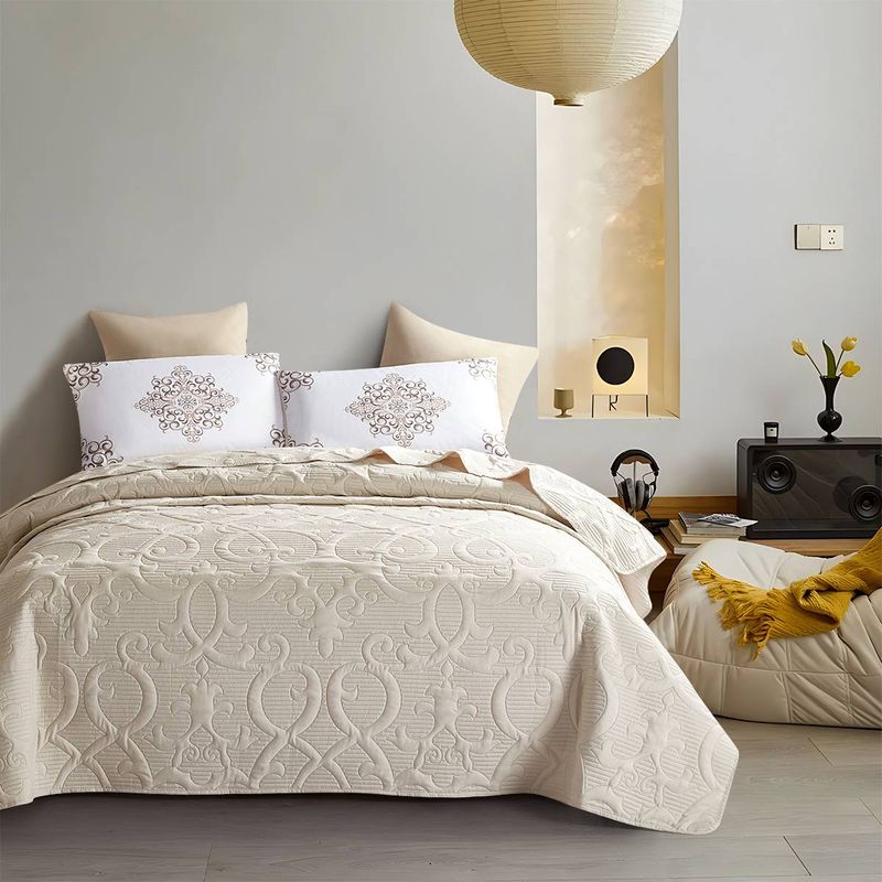 CG11 European Butterfly Flower Set, Suitable For Bedrooms And Living Rooms (1* Bedspread +2* Pillowcase, No Duvet Core Or Pillow Core)_voghion.com