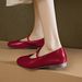 【Soft Sole And Soft Upper】Cameido Comfortable Flat Ankle Strap Shallow Single Shoes For Women, Autumn Round Toe Mary Jane Shoes_voghion.com