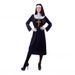 Halloween Masquerade Nun Costume Accessories Headscarf Scarf Golden Cross Three-piece Set_voghion.com