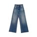 Riesige Beine lang ~ Schöne Micro-Pull-Jeans Damen Herbst 25 Neue gerade lockere Wischhose mit weitem Bein_voghion.com