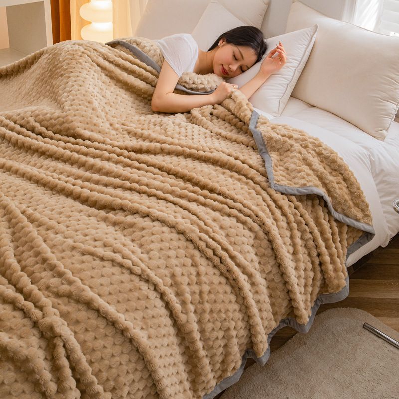 New Golden Turtle Fleece Blanket, Nap Office Cover, Sofa Blanket, Opening Welfare Gift Sheet, Two Person Blanket_voghion.com