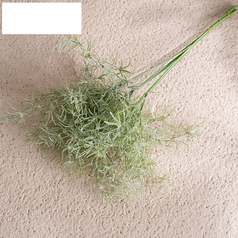 Fabricantes de flores artificiais artesanais Baisi, buquê pequeno, flores artificiais e plantas verdes, atacado, decoração de casamento internacional YC1001-3_voghion.com