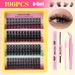 False Eyelashes False Eyelash Extension Set Single Cluster Of Hair 196 Clusters Thick Makeup Big Eyes D Curved Curled Eyelashes_voghion.com