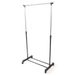 Clothes Heavy Portable Hanger Hanging Stand Rack Duty Garment Bar Single Rolling_voghion.com