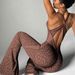 Leopard Print Flare-Leg Jumpsuit – Sexy Backless Yoga Bodysuit (S-L, 5 Colors) – Stretchy Bell-Bottom Workout Outfit With Built-In Bra_voghion.com