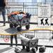 Collapsible Heavy Duty Beach Wagon Cart Outdoor Folding Utility Camping Garden Beach Cart With Universal Wheels Adjustable Handle Shopping_voghion.com