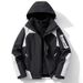 Giacca invernale autunnale con fodera interna ultra morbida staccabile, tuta da trekking 3 in 1, cappotto caldo impermeabile antivento per M e_voghion.com