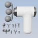 Mini-Percussion-Massagepistole – 6 austauschbare Köpfe, 5-Gang-Einstellung, ultraleiser bürstenloser Motor, tragbares Tiefengewebe-Massagegerät_voghion.com