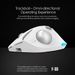 F-33 Ergonomic Trackball Mouse, Bluetooth/2.4G Wireless, 4800DPI, 8 Buttons, Rechargeable, For Office/Design_voghion.com