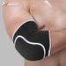 Manchons de bras de football unisexes avec support pour coudes et poignets – Manchons de compression respirants pour le sport, l'entraînement et un mode de vie actif (paire, noir/bleu)_voghion.com