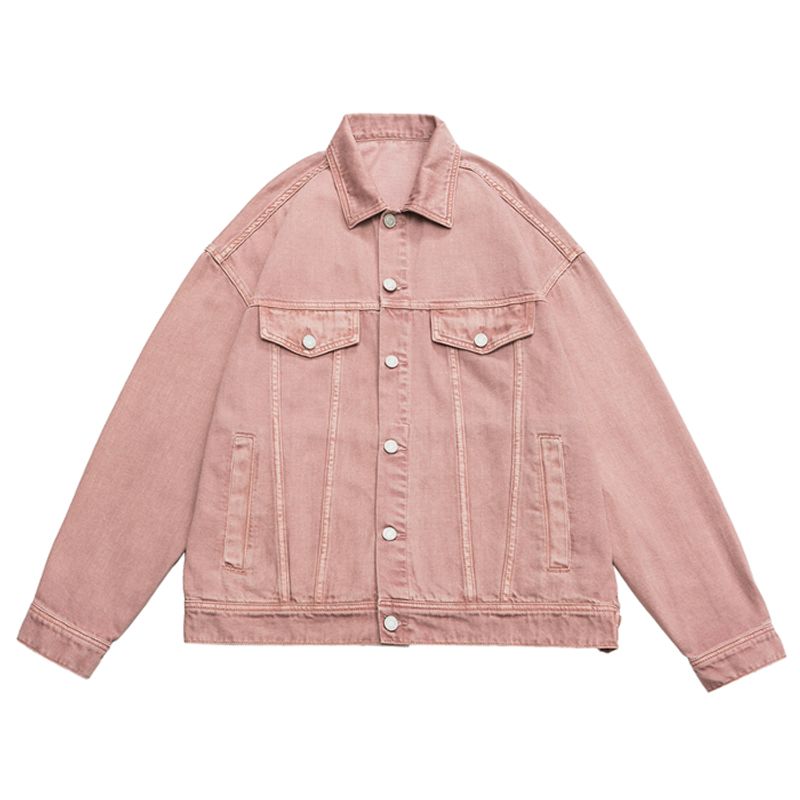 Vêtements pour hommes Trendy Washed Assut Clothing Veste Veste en jean_voghion.com