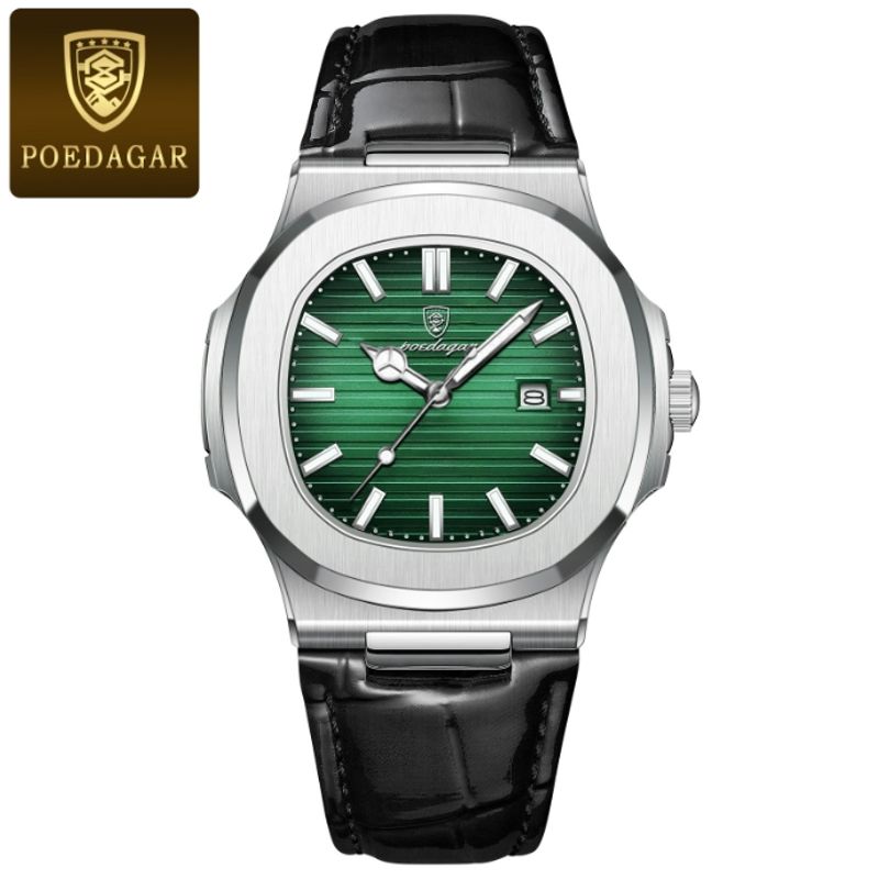 Fashion Quartz Belt Men's Watch Stainless Steel Round Wrist Watch, Ideal choice for Gifts_voghion.com