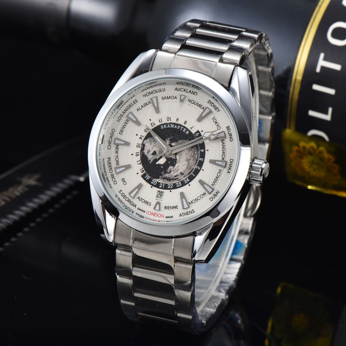Oujia Business Sports Fully Automatic Mechanical Earth Tape Haima 300 Series Men's Watch_voghion.com