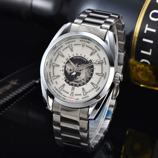 Oujia Business Sports Fully Automatic Mechanical Earth Tape Haima 300 Series Men's Watch_voghion.com