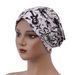 Ethnischer Kopftuchhut für Damen – Chemotherapie-Kopfbedeckung mit Satinfutter und geknotetem indischen Stil_voghion.com