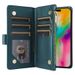 Reißverschluss-Geldbörse Flip Leder Luxus-Etui für iPhone 16 Plus 15 ProMax 14 Pro 13 12 11 X XR XS Max 7 8 Plus Cover_voghion.com