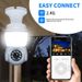 New Model Surveillance 1080P Mobile Phone HD Long Range Wireless Night Vision Bulb Camera With Light_voghion.com