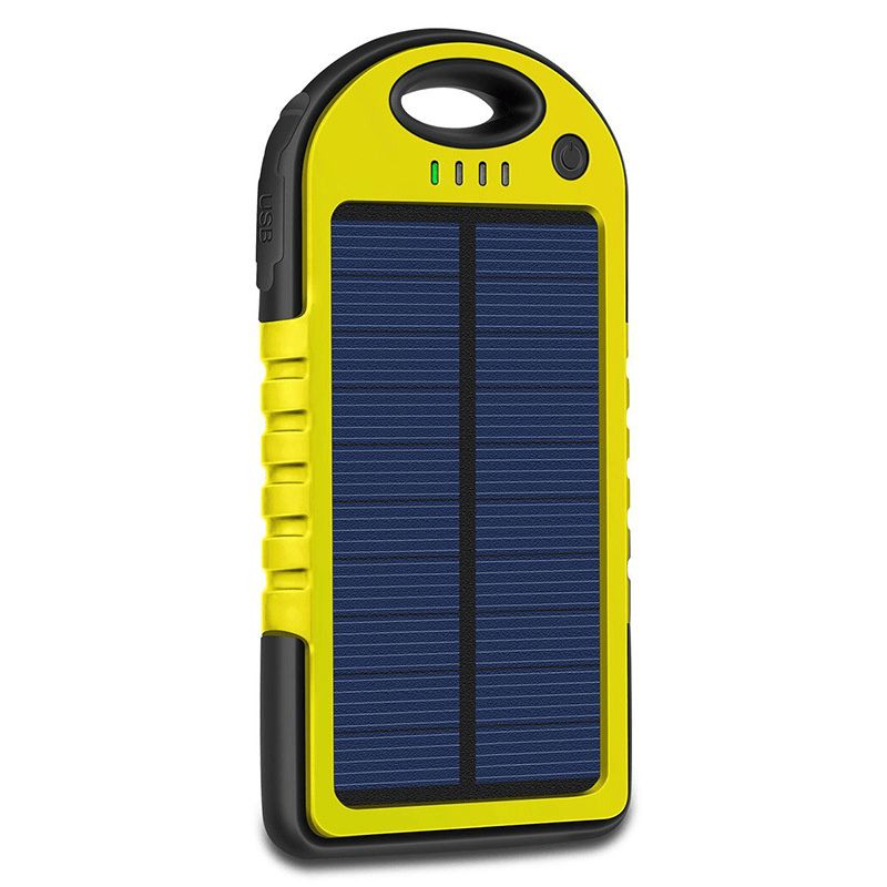 10000mAh Portable Fast Charging Power Bank USB Solar Charging With Flashlight For IPhone Xiaomi Android_voghion.com