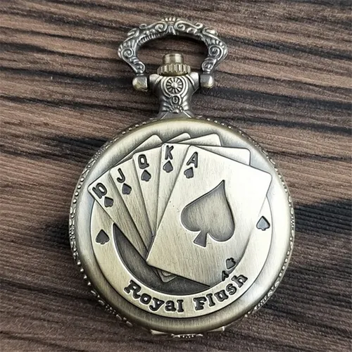 Reloj de bolsillo retro personalizado para hombres y mujeres, moderno reloj de bolsillo con modelos de mesa grandes, atractivo y versátil_voghion.com
