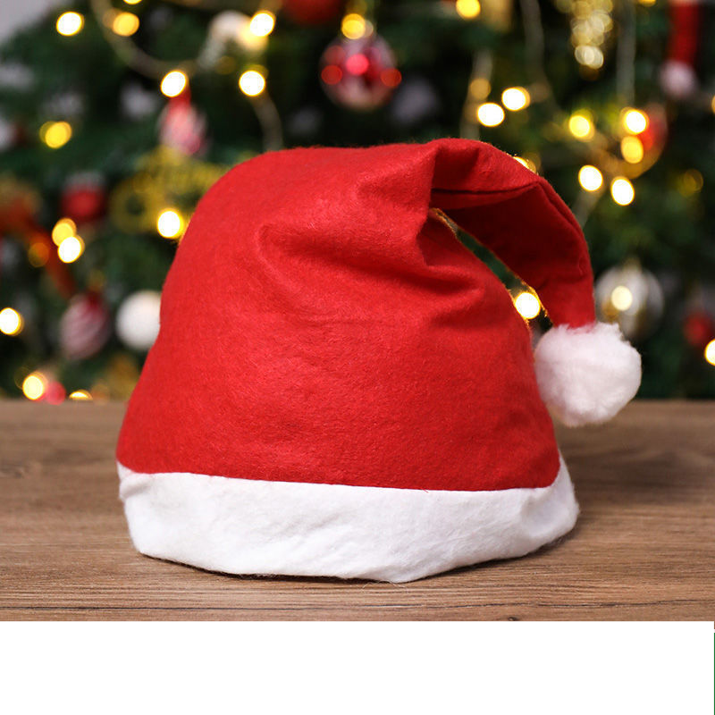 Christmas hat adult children red Santa Claus dress headdress Christmas gift Christmas hat deer antler hat_voghion.com