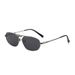Metal Single Beam Large Frame Polygonal Sunglasses For Women Retro Simple European And American Ins Street Shooting Beach Sunshade Sunglasses Trend_voghion.com