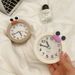 Mini Silent Alarm Clock With Luminous Display For Students_voghion.com