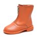Mädchen Martin 2025 Herbst Winter Neue mittelhohe Stiefel Kinder große Kinder im britischen Stil Lederschuhe Candy Farbe_voghion.com