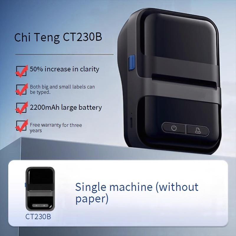 CT221B Portable Thermal Label Printer With Bluetooth - Compact, High-Speed Label Maker For Home & Business (Compatible With IOS & Android)​_voghion.com
