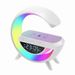 Hot-Selling Creative Gift BT3401 Colorful Atmosphere Light Wireless Charging Multi-Functional Smart Bluetooth Speaker_voghion.com