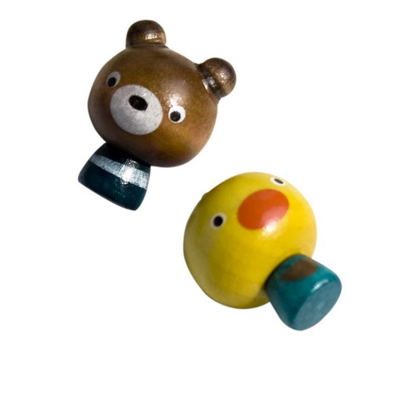 [Mini Bear & Chicken] - Refrigerator Magnets / Animal Magnets_voghion.com