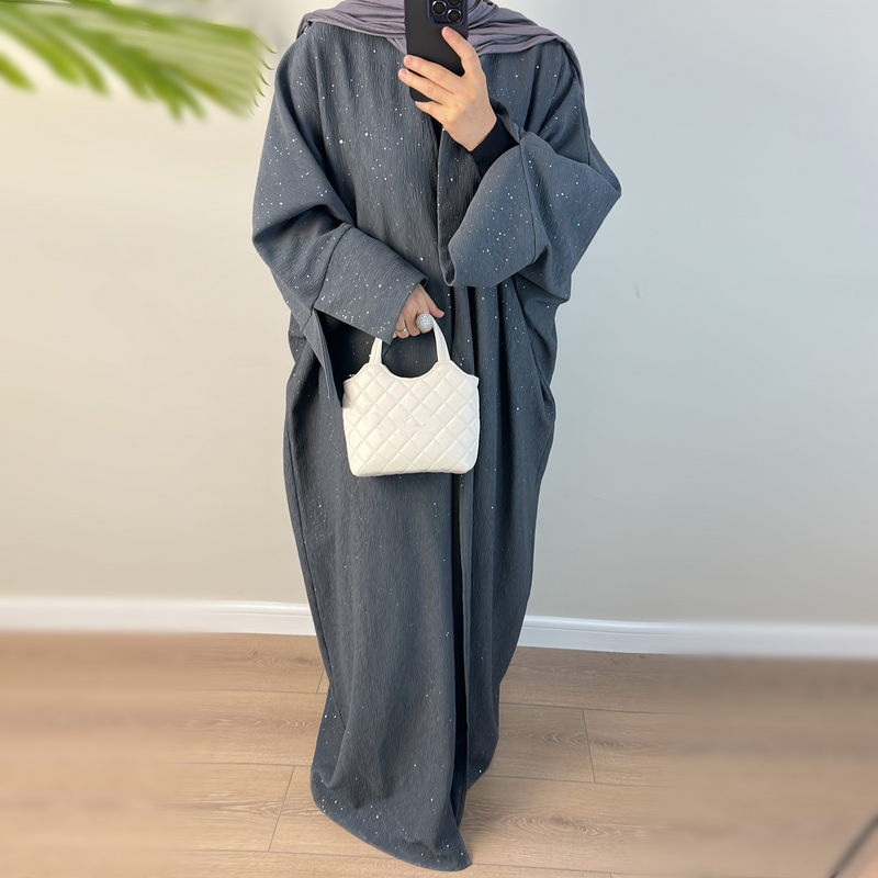 Women's Clothing Middle East Turkey Dubai Autumn and Winter Elegant Thickened Cardigan _voghion.com