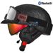 3C Certified Retro Bluetooth Motorcycle Helmet – Vintage Half Helmet With Built-in Speaker & Mic – Cruiser Open Face Helmet For Men & Women_voghion.com