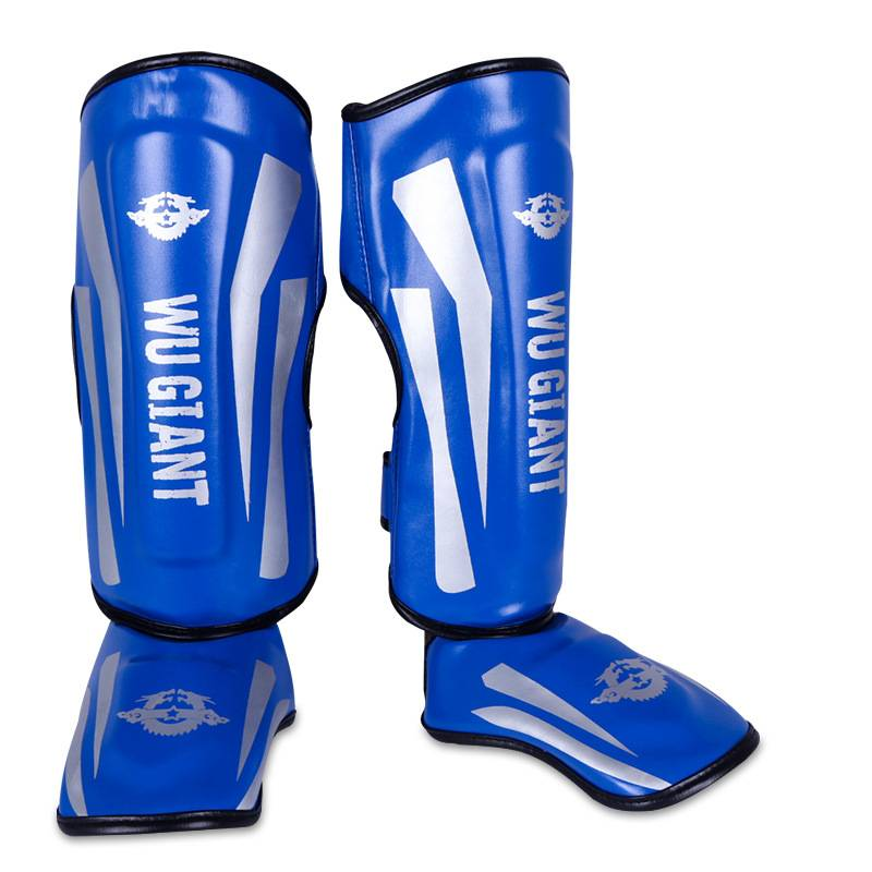 Professional Muay Thai Shin Guards With Instep Protection – High-Density Foam Padding For Kickboxing, MMA, And Martial Arts Training_voghion.com