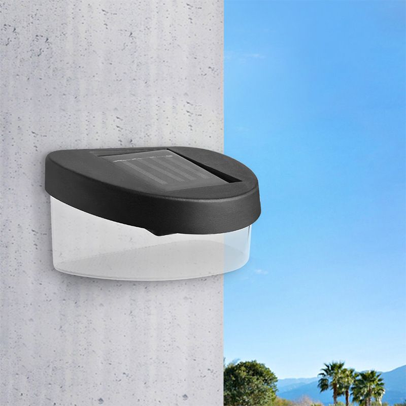 Bahçe, Avlu ve Yol İçin 8 LED Güneş Enerjili Çit Lambası Su Geçirmez Dış Mekan Duvar Lambası Sıcak Beyaz/Soğuk Beyaz_voghion.com