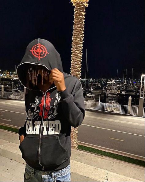 Kapüşonlu INS Tek Renk Sevimli Karikatür Baskılı Bol Polar Kalın Kapüşonlu Ceket_voghion.com