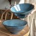 Sydney Blue Ceramic Bowl - 8 Inch Ramen Noodle Bowl With Ribbed Design (Retro Style Large Soup Bowl For Home & Restaurant Use)_voghion.com