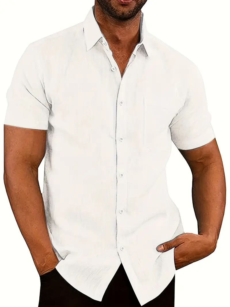 Chemise à manches courtes pour homme, style hawaïen américain vintage, motif floral, décontractée, tendance, pour la plage, pour couple, été_voghion.com