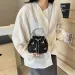 Borsa a tracolla Mini con manico a catena, borsa a secchiello con fiocco alla moda, borsa da donna, borsa a tracolla elegante e alla moda -_voghion.com