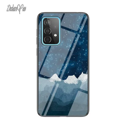A73 A53 dangtelis DECLAREYAO kieto stiklo Coque, skirtas Samsung Galaxy A33 A03S A03 Core A03 dėklui silikoninis rėmas plonas grūdintas stiklas_voghion.com